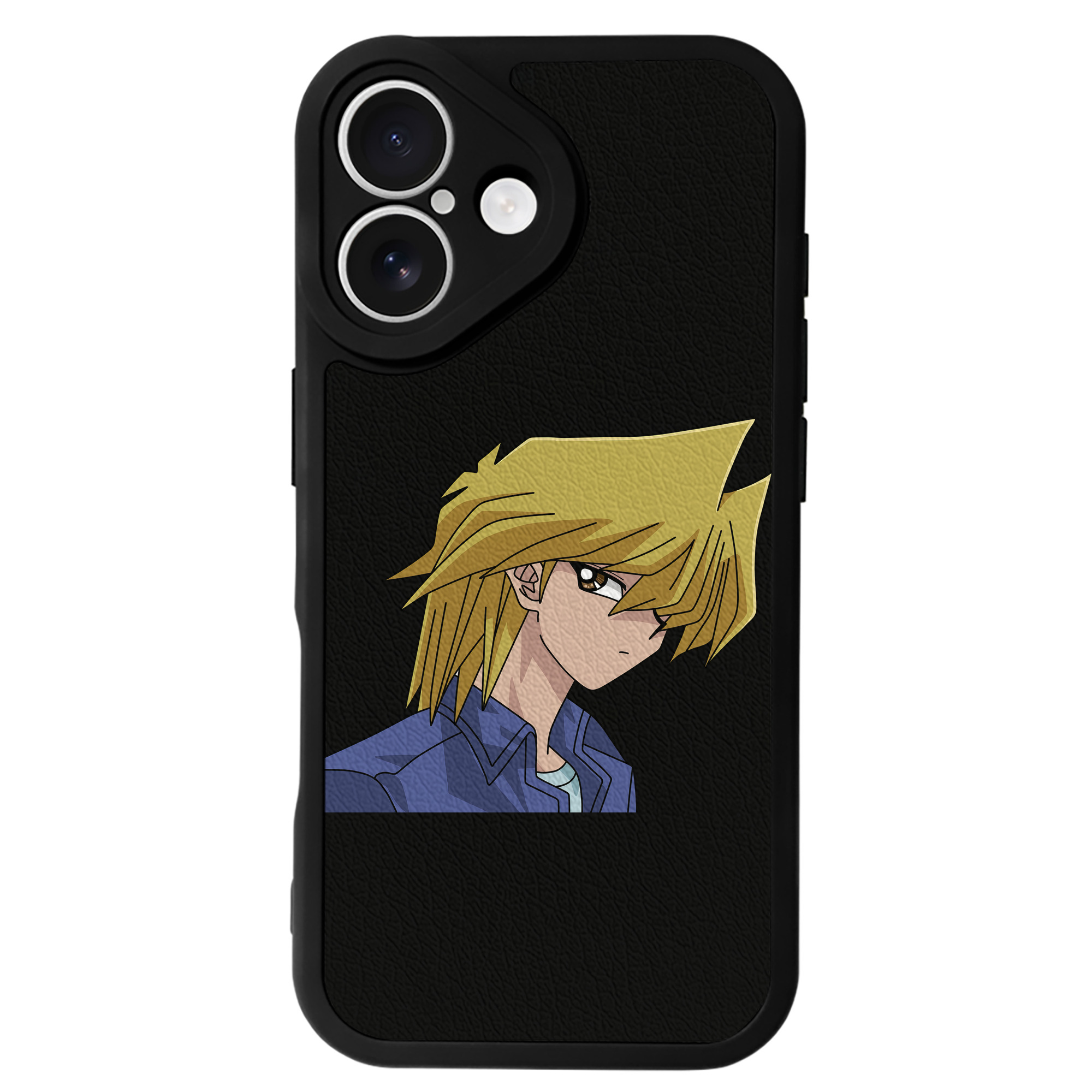 遊☆戯☆王 Yu-Gi-Oh! 【iPhone 16シリーズ対応】シリコンスマホケース（レザー調） 材質：シリコン